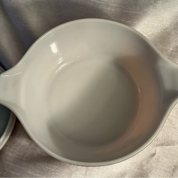 Vintage Pyrex Glass Casserole Brown Old Orchard 473 2.5 W/Lid 11” Ovenware - Picture 3 of 8